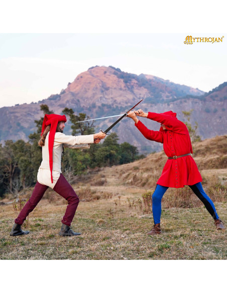 Pernas medievais em lã modelo Oswald