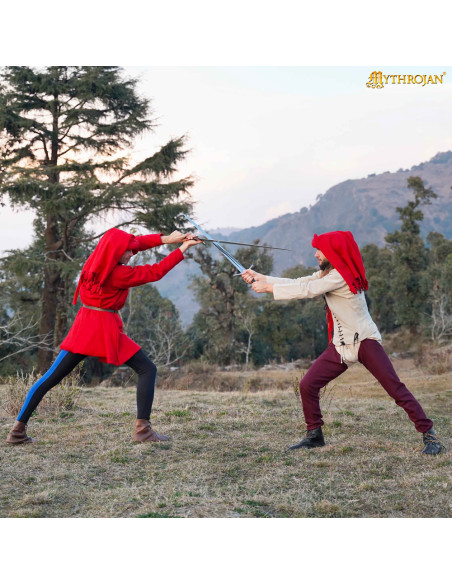 Pernas medievais em lã modelo Oswald