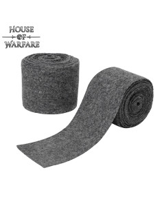 Brazalete vikingo em lã, cor cinza