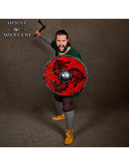 Brazalete vikingo em lã, cor cinza