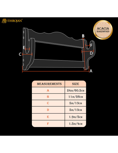 Suporte de parede para rifles, em...
