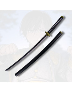 Katana negra não oficial de Chihiro de Kagurabachi