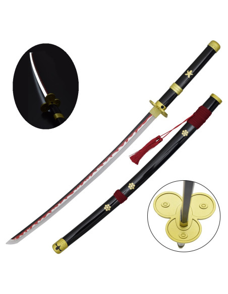 Katana Enma do Zoro fogo de One Piece...