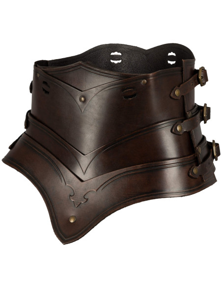 Corset medieval de couro modelo...