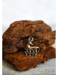 Colar Celta Cervo em bronze 2