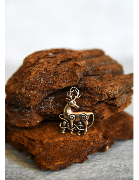 Colar Celta Cervo em bronze