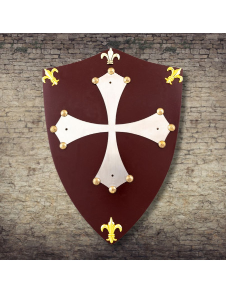 Mini Escudo dos Cátaros em madeira...