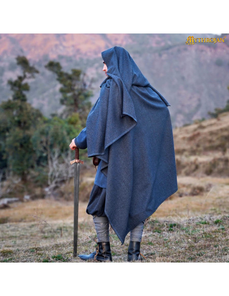 Capa vikinga medieval de algodão...