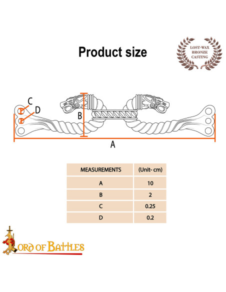 Fecho de capa celta medieval em...