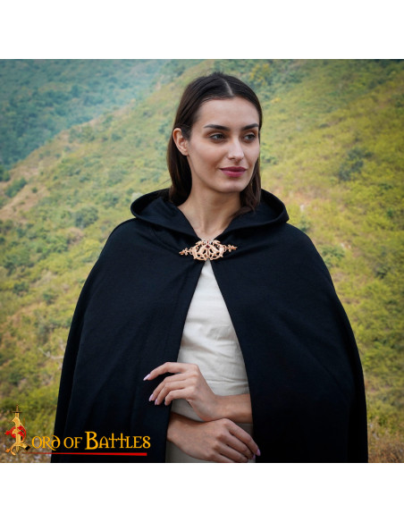 Fechamento de capa celta em bronze,...