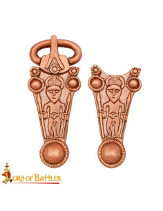 Fivela celta em bronze para cintos medievais