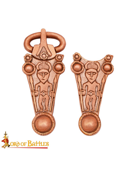 Fivela celta em bronze para cintos...