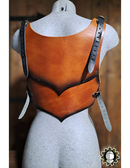 Corset medieval em couro modelo...