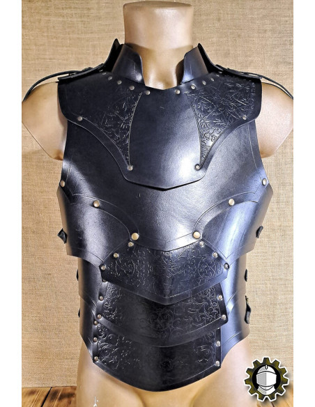 Coraza medieval em couro modelo...