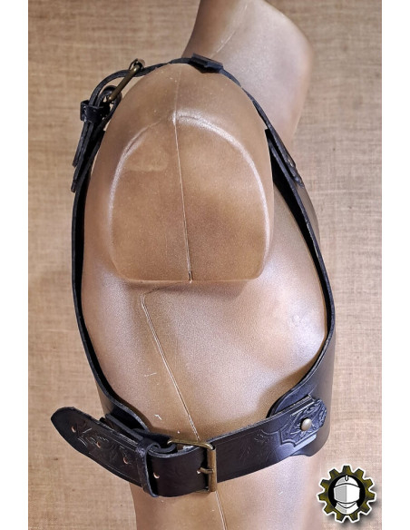 Arnés medieval em couro modelo...
