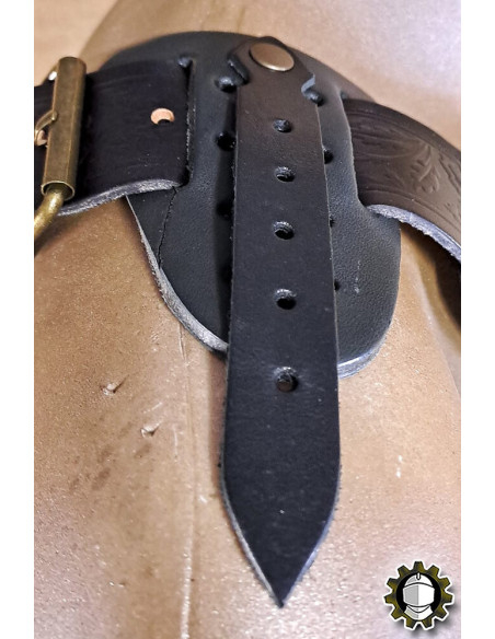 Arnés medieval em couro modelo...