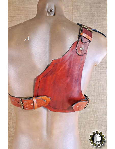 Arnés medieval em couro modelo...