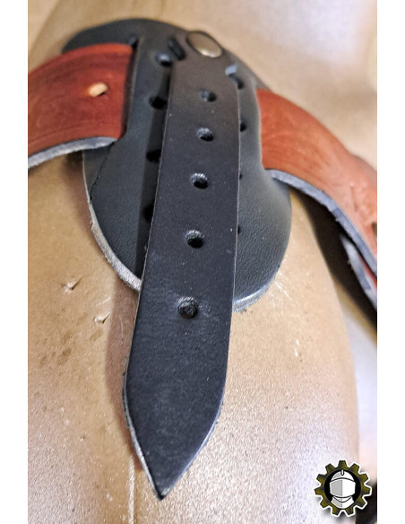 Arnés medieval em couro modelo...