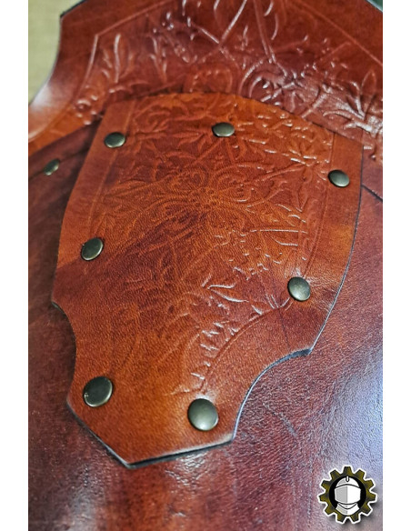 Hombreras medievais de couro modelo...