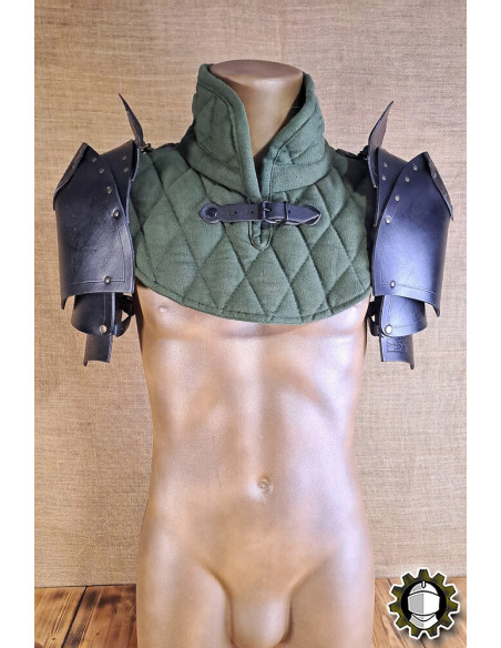 Ombreiras medievais de couro modelo...