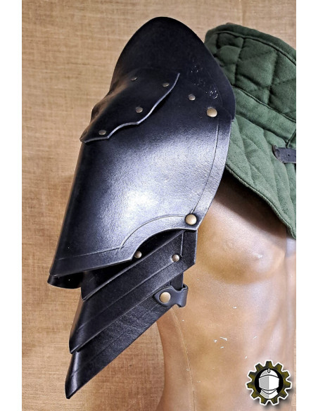 Hombreras medievais de couro modelo...