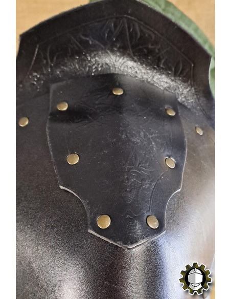 Ombreiras medievais de couro modelo...