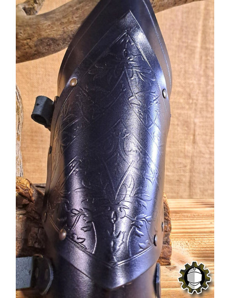 Brazaletes medievais de couro modelo...