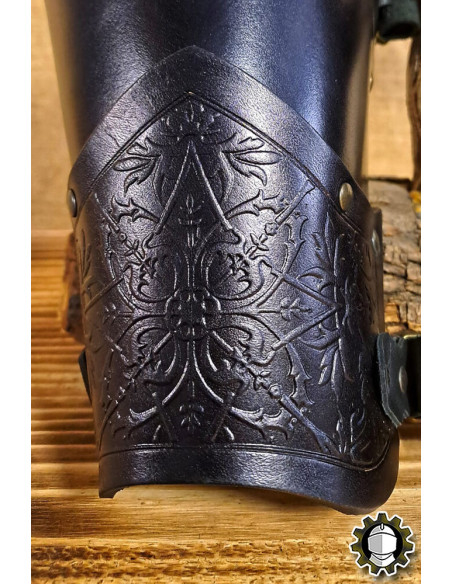 Brazaletes medievais de couro modelo...