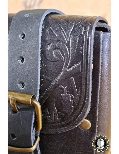 Bolso medieval de couro modelo...