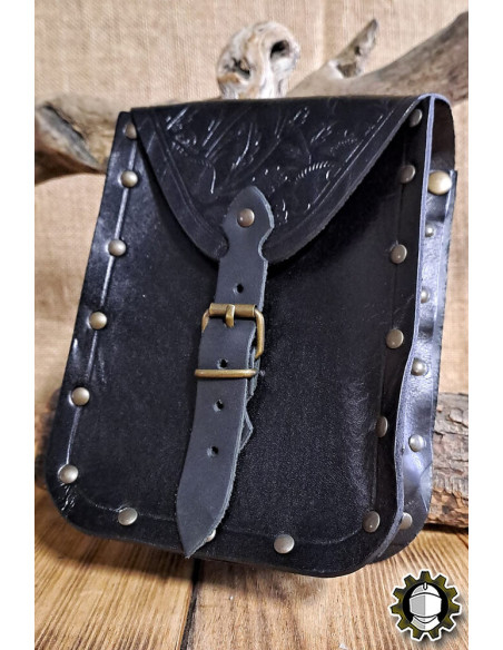 Bolsa medieval de couro modelo...