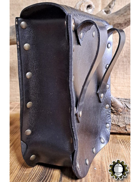 Bolsa medieval de couro modelo...