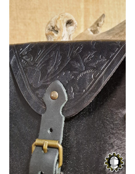 Bolsa medieval de couro modelo...