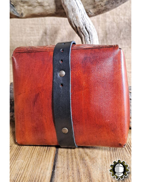 Bolsa medieval de couro modelo...