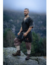 Túnica vikinga curta modelo Loki, negro