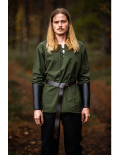Camisa medieval homem modelo Otto, verde