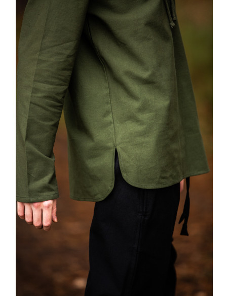 Camisa medieval homem modelo Otto, verde