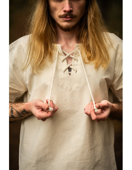 Camisa Medieval Erhart, manga curta,...