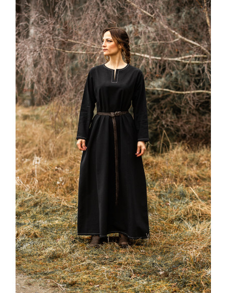 Vestido Vikinga mulher Helga em preto