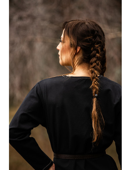 Vestido Vikinga mulher Helga em preto