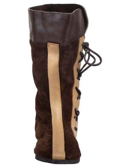Botas medievais de couro modelo...
