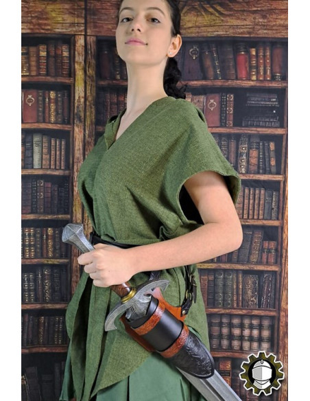 Tahalí medieval Brian, mão direita...