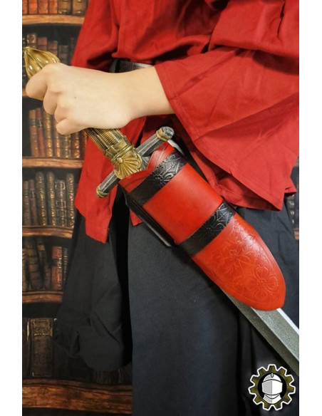 Tahalí medieval Brian, mão direita...