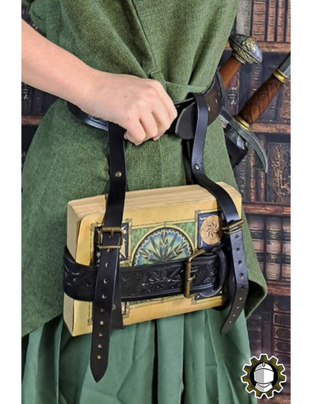 Portalivros medieval para cinto...