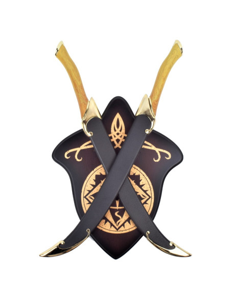 Dagas élficas com suporte de Legolas...