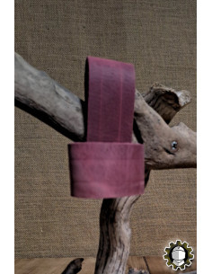 Tahalí de couro para adagas, cor vermelha