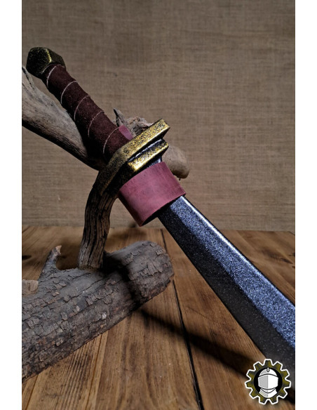 Tahalí de couro para adagas, cor...