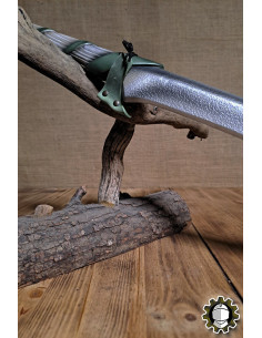 Tahalí de couro para espadas, cor verde 2