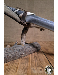 Tahalí de couro para espadas, cor marrom 2