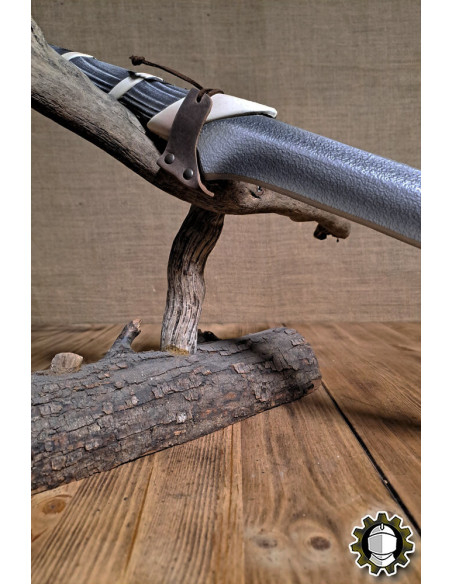 Tahalí de couro para espadas, cor marrom