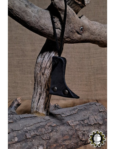 Tahalí de couro para espadas, cor preta